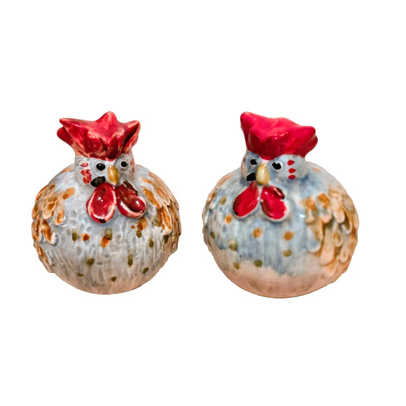 Jacques Pepin For Sur La Table Chicken / Rooster Salt & Pepper Shakers - Picture 2 of 12